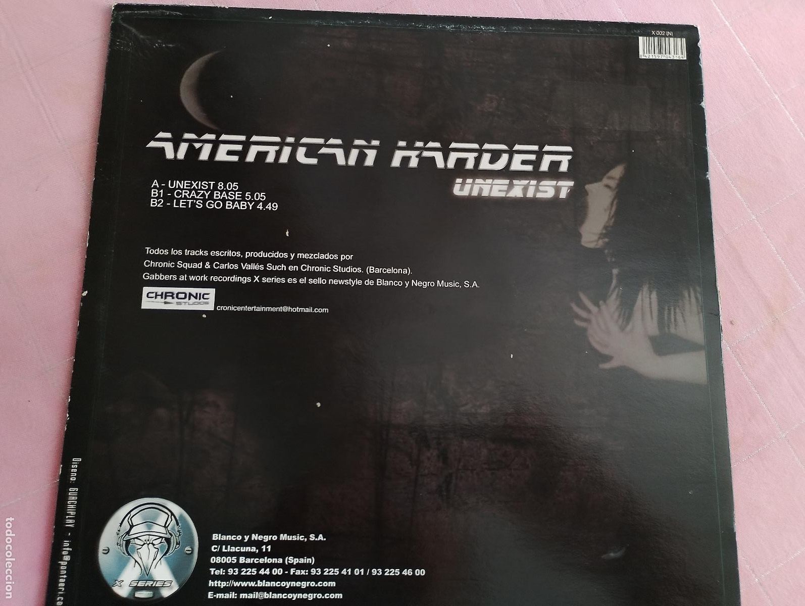 Discos de vinilo: American Harder &ndash; Unexist - Vol. 1, 2004, Electronic,Hardcore - Foto 4