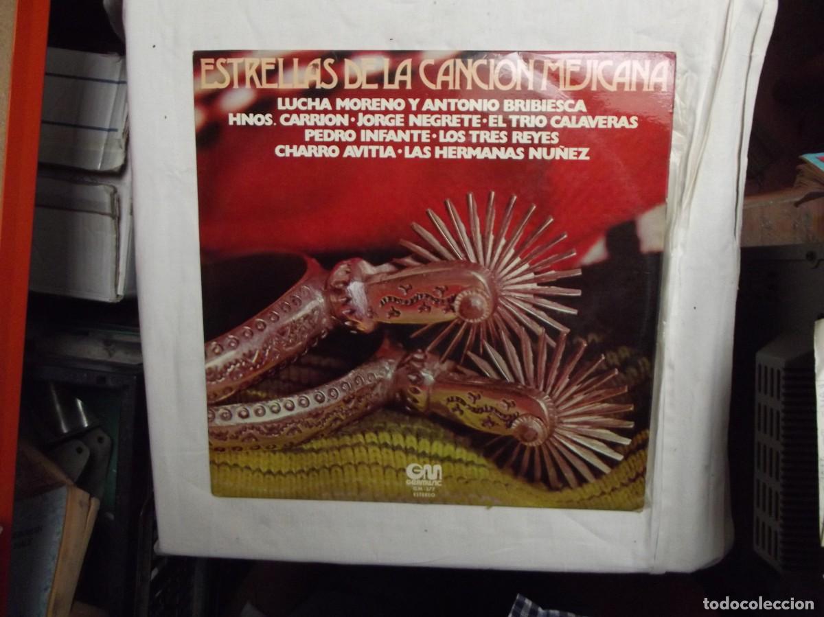 Discos de vinilo: LP ESTRELLAS DE LA CANCION MEJICANA ( SIN PROBAR )