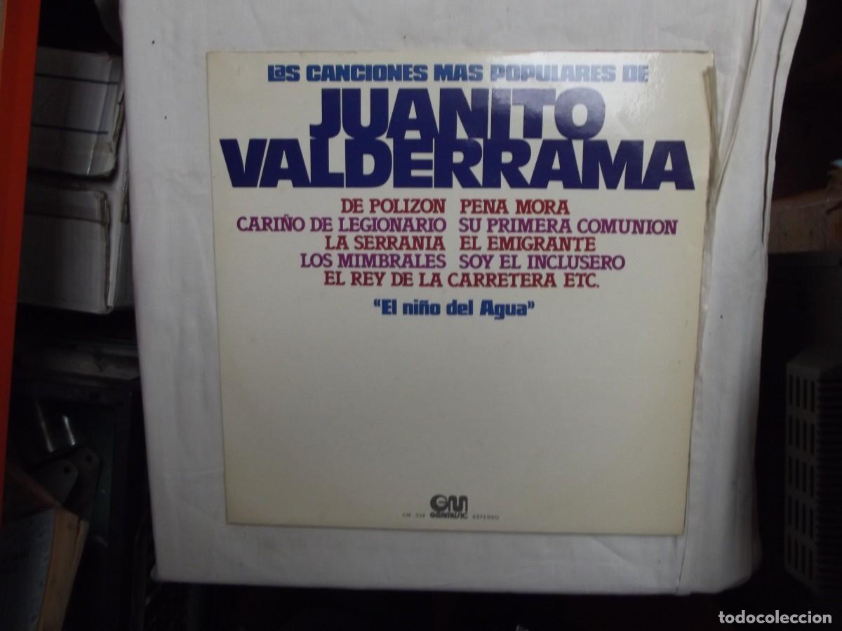 Discos de vinilo: LP LAS CANCIONES MAS POPULARES DE JUANITO VALDERRAMA ( SIN PROBAR )
