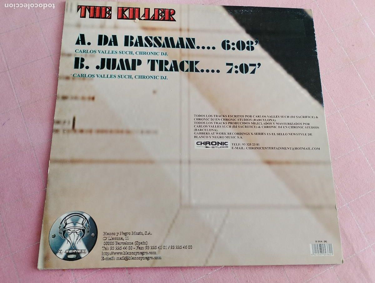 Discos de vinilo: The Killer &ndash; Da Bassman,2004, Electronic,Hardcore - Foto 4