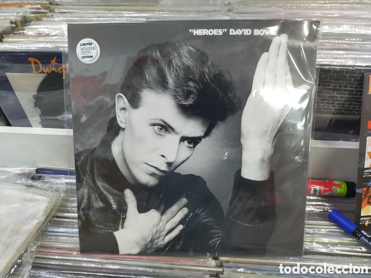 Discos de vinilo: David Bowie LP h&eacute;roes vinilo de color precintado