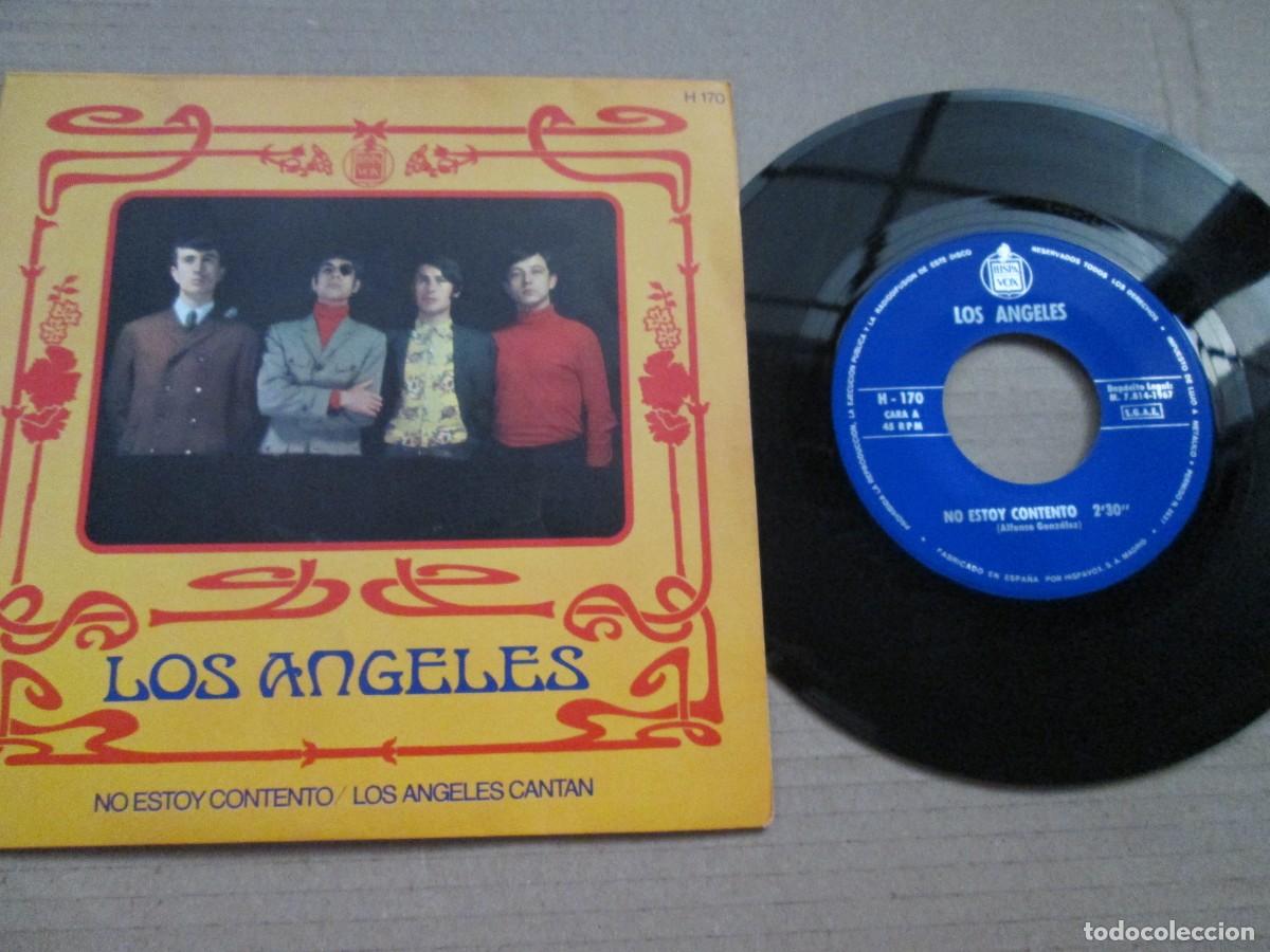 Discos de vinilo: LOS &Aacute;NGELES - No estoy contento / Los &aacute;ngeles Cantan. Single, ed espa&ntilde;ola 7&rdquo; 1967. Magn&iacute;fico. VG+/NM