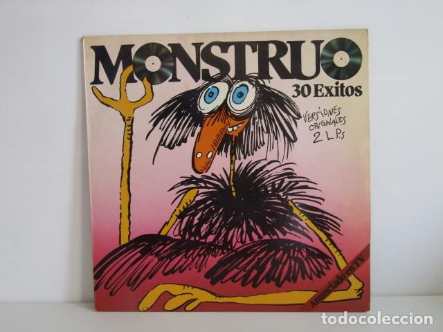 Discos de vinilo: DISCO VINILO MONSTRUO 30 EXITOS VINILO COMPILATION, 2 X LP POLYSTAR 1983 ESPA&Ntilde;A