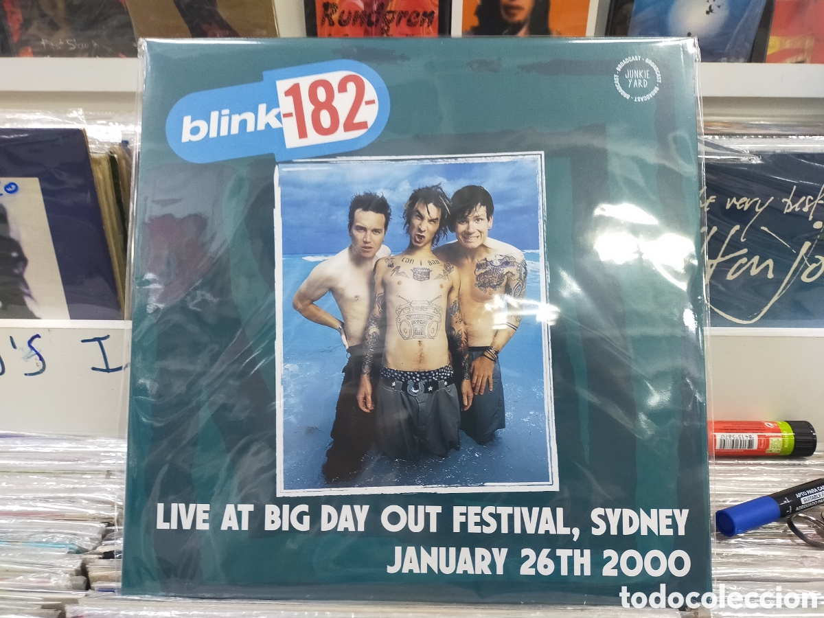 Discos de vinilo: Blink 182 LP live at Big day out festival Sydney 2000 precintado