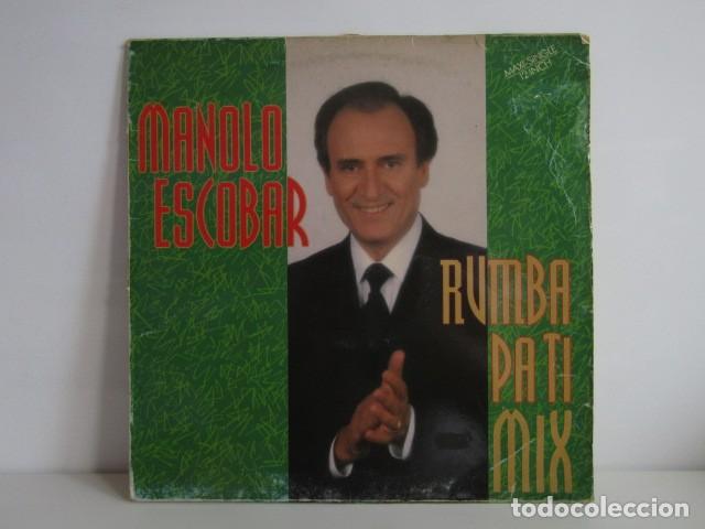 Discos de vinilo: DISCO VINILO MANOLO ESCOBAR (RUMBA PATI MIX) MAXI ESPA&Ntilde;A 1990 (VIN-A8)