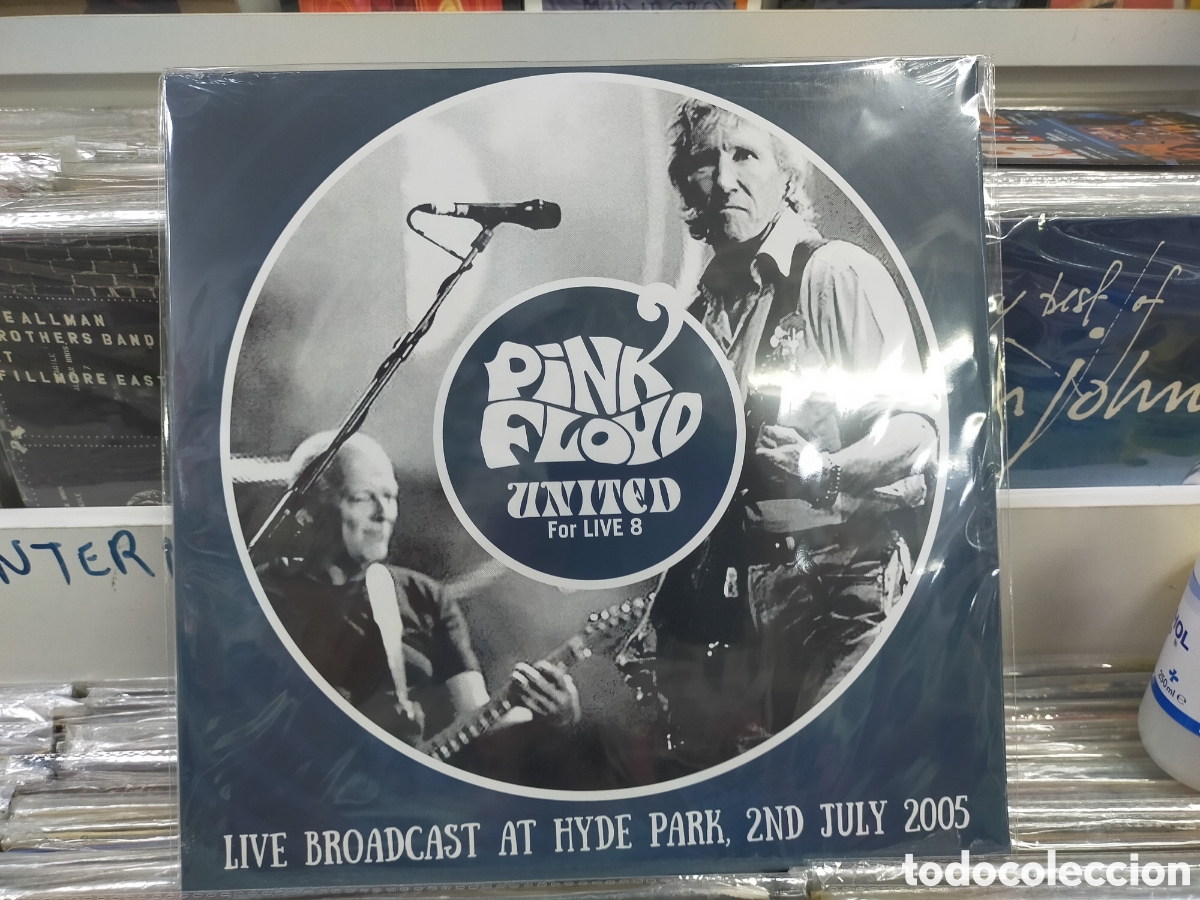 Discos de vinilo: Pink Floyd LP united for live 8 live hyde park jul 2005 precintado