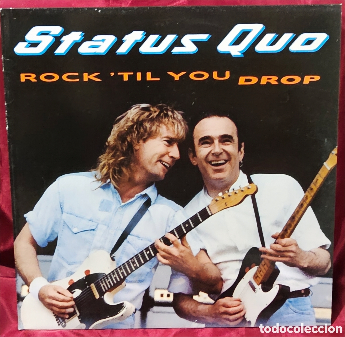 Discos de vinilo: Lp status quo - rock'til you drop