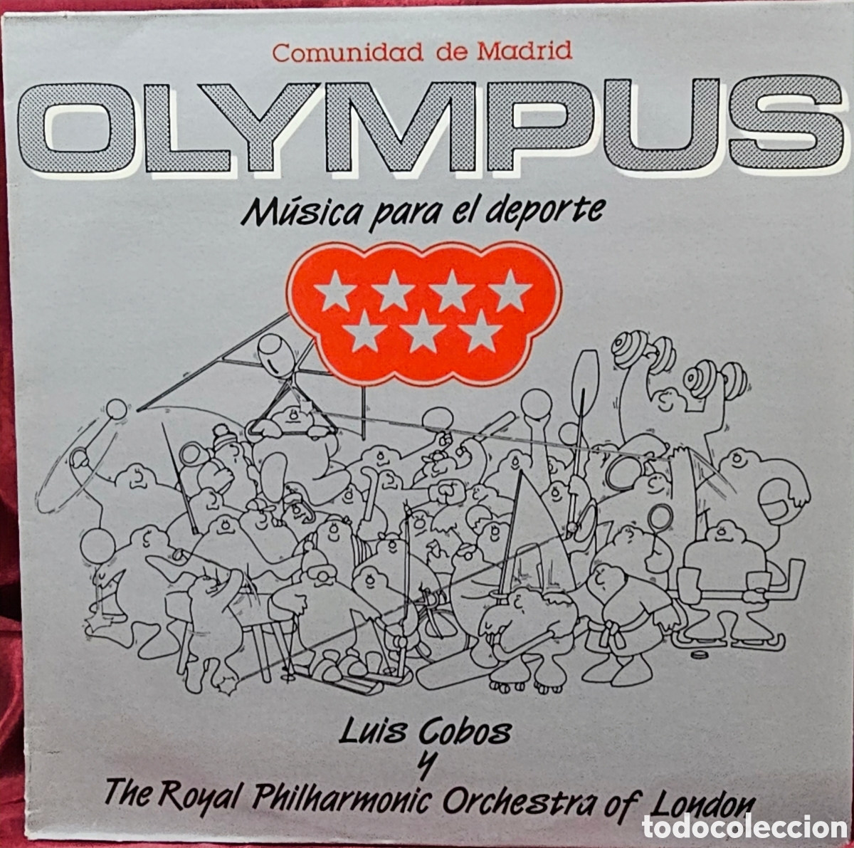 Discos de vinilo: Lp olympus luis cobos y musica para el deporte