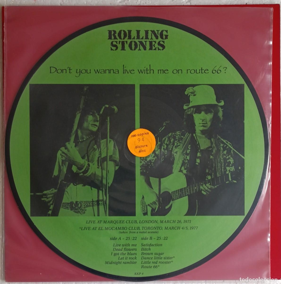 Discos de vinilo: The Rolling Stones . Don't you enana live with me?
