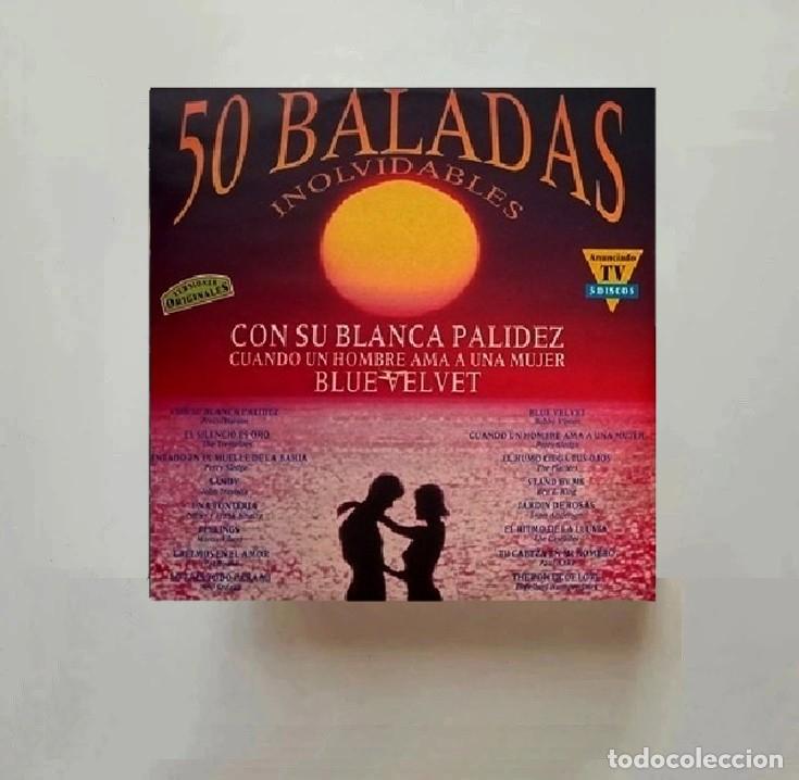 Discos de vinilo: [TRIPLE LP VINILO]. 50 BALADAS INOLVIDABLES. RECOPILATORIO.