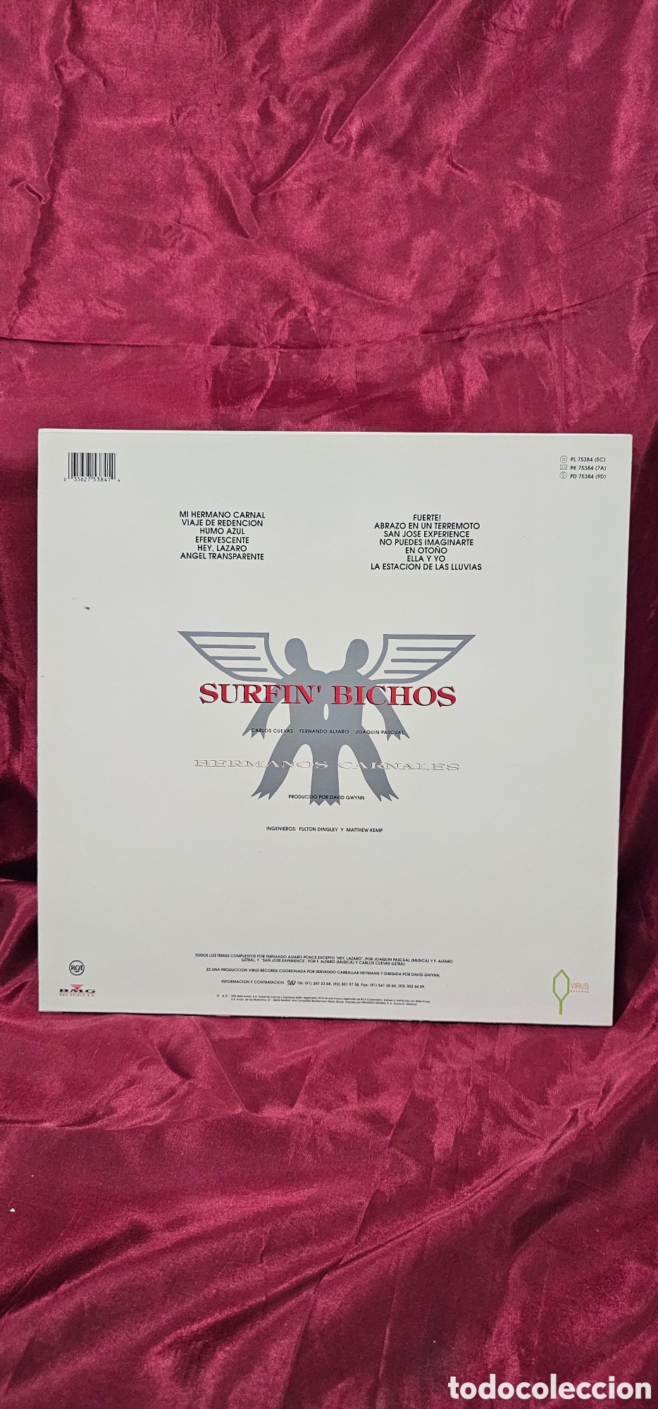 Discos de vinilo: Lp surfin bichos hermanos carnales - Foto 2