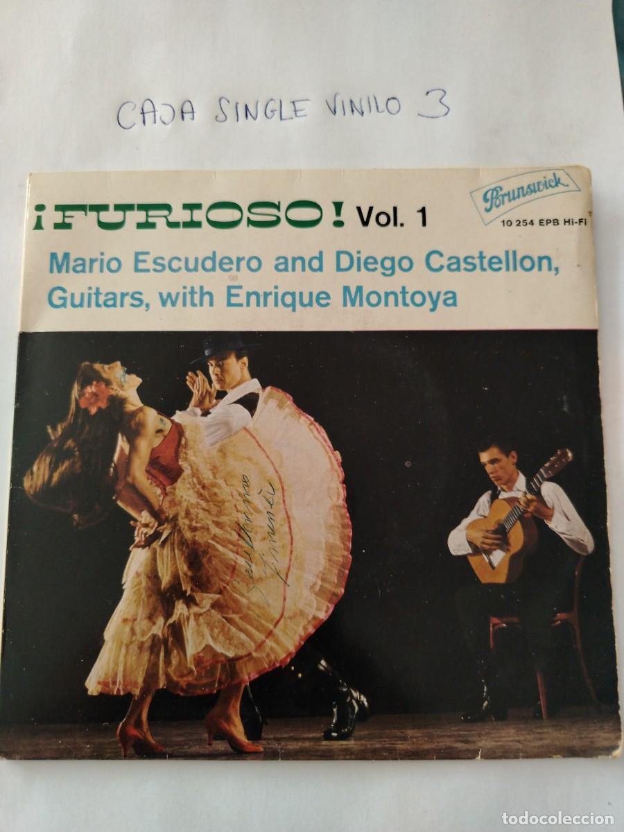 Discos de vinilo: Single vinilo furioso vol 1, Mario escudero y Diego Castell&oacute;n