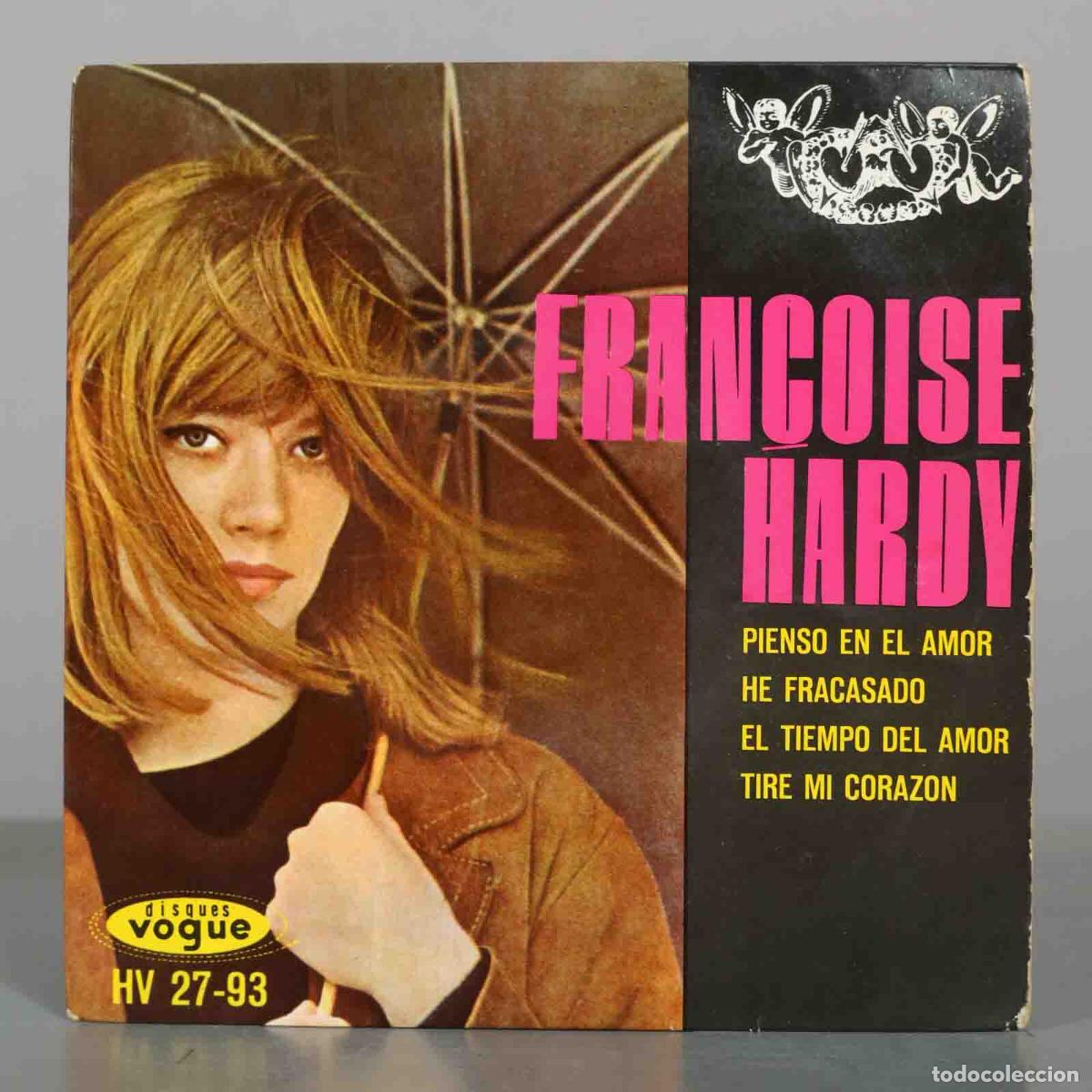 Discos de vinilo: EP. Fran&ccedil;oise Hardy &ndash; Pienso En El Amor