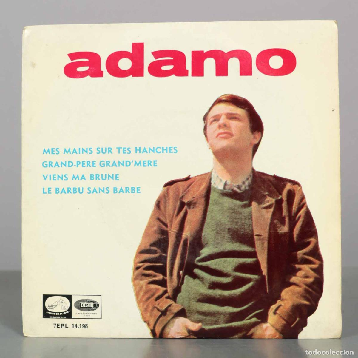 Discos de vinilo: EP. Adamo &ndash; Mes Mains Sur Tes Hanches