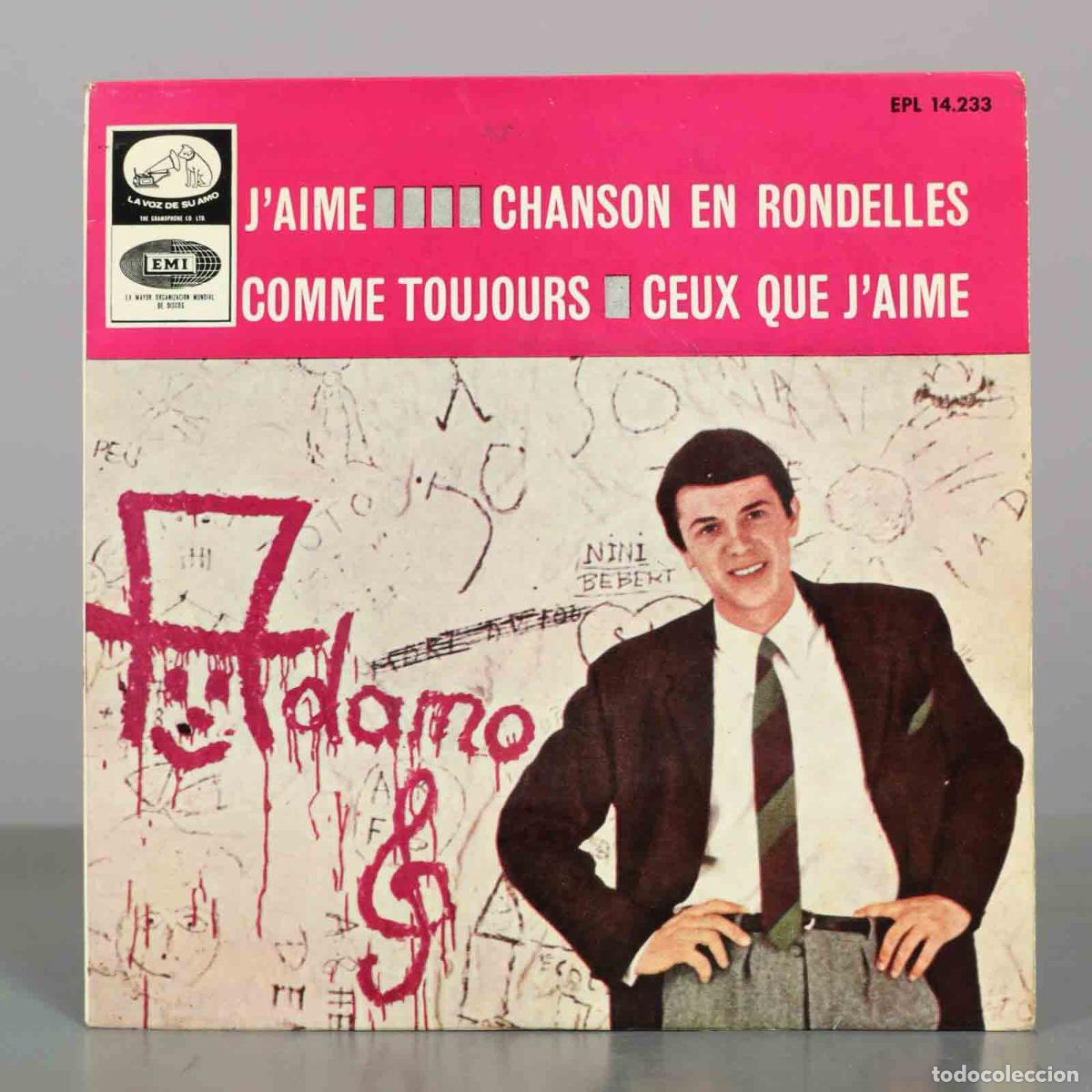 Discos de vinilo: EP. Adamo &ndash; J'aime EMI