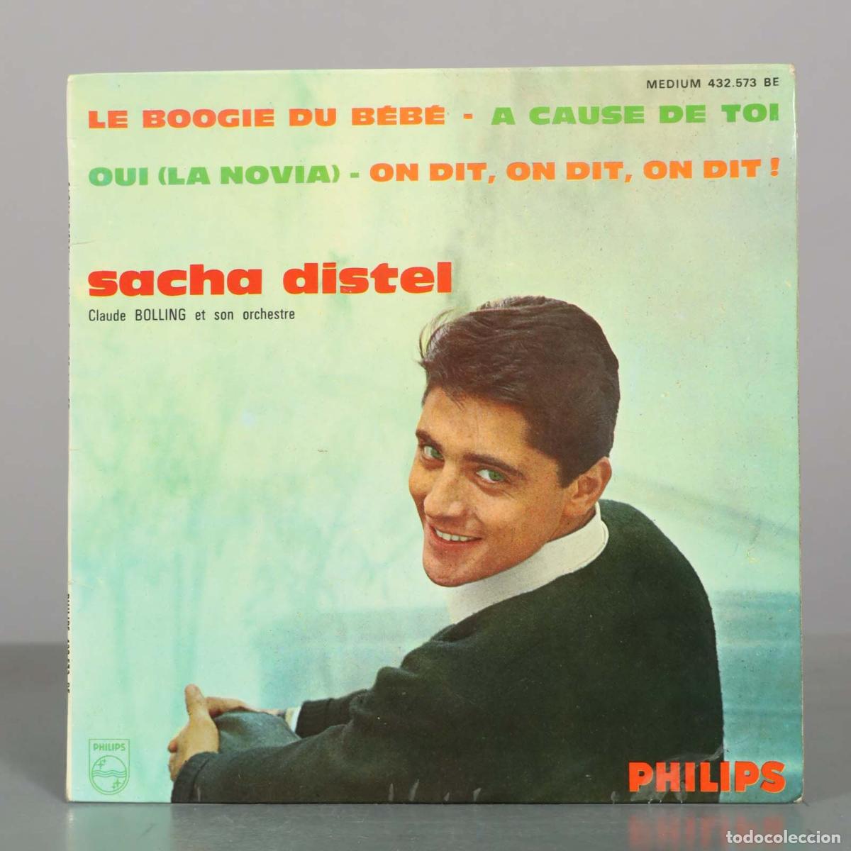 Discos de vinilo: EP. Sacha Distel Avec Claude Bolling Et Son Orchestre - Le Boogie Du B&eacute;b&eacute;