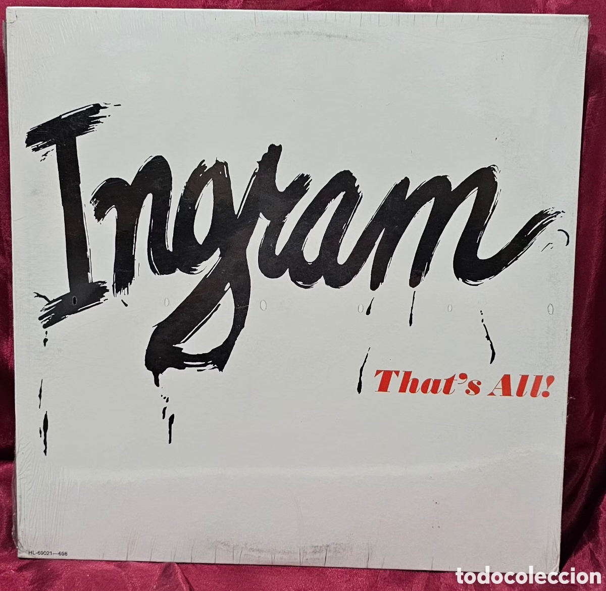 Discos de vinilo: Lp ingram that's all!