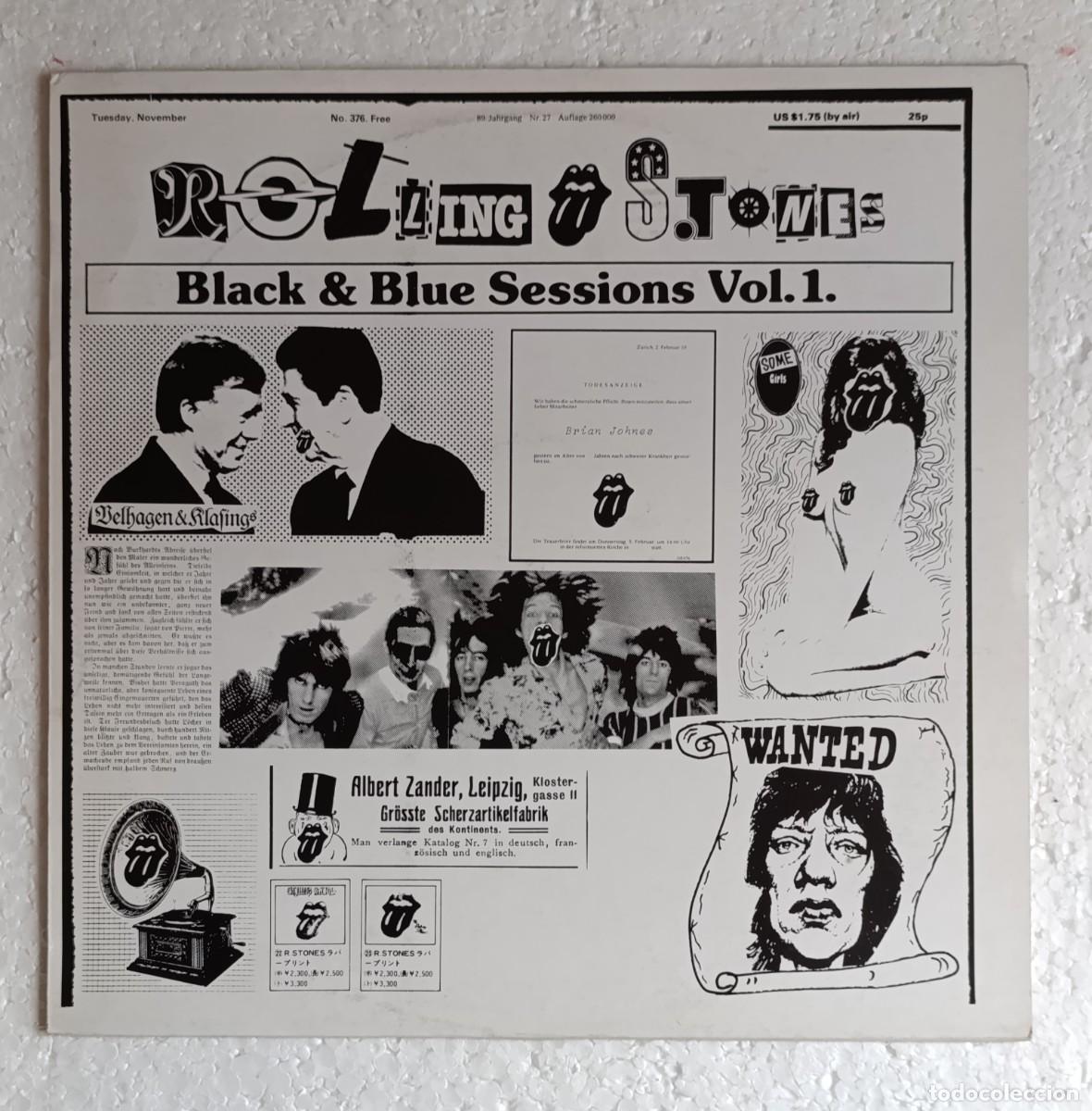 Discos de vinilo: The Rolling Stones . Black and blue sessions