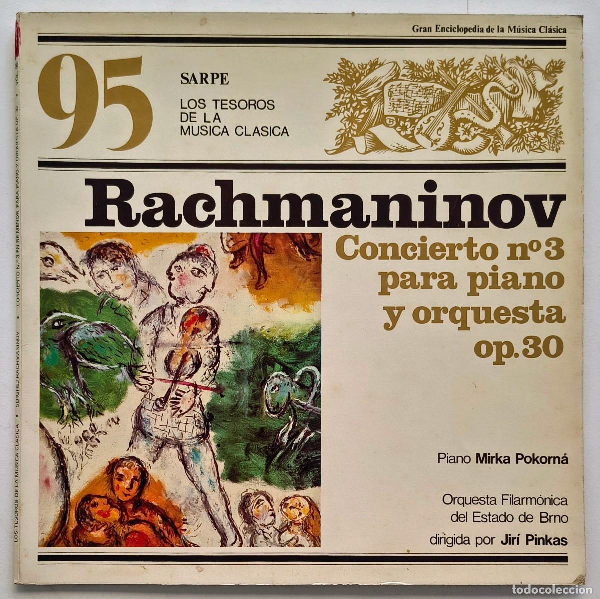 Discos de vinilo: Rachmaninov - Los Tesoros de la musica clasica - 95