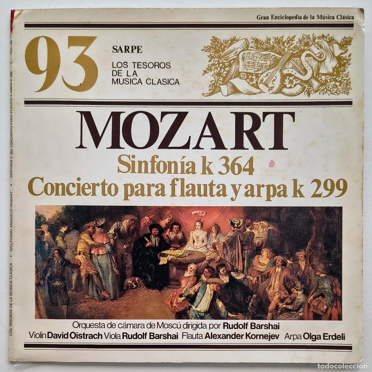 Discos de vinilo: Mozart - Los Tesoros de la musica clasica - 93