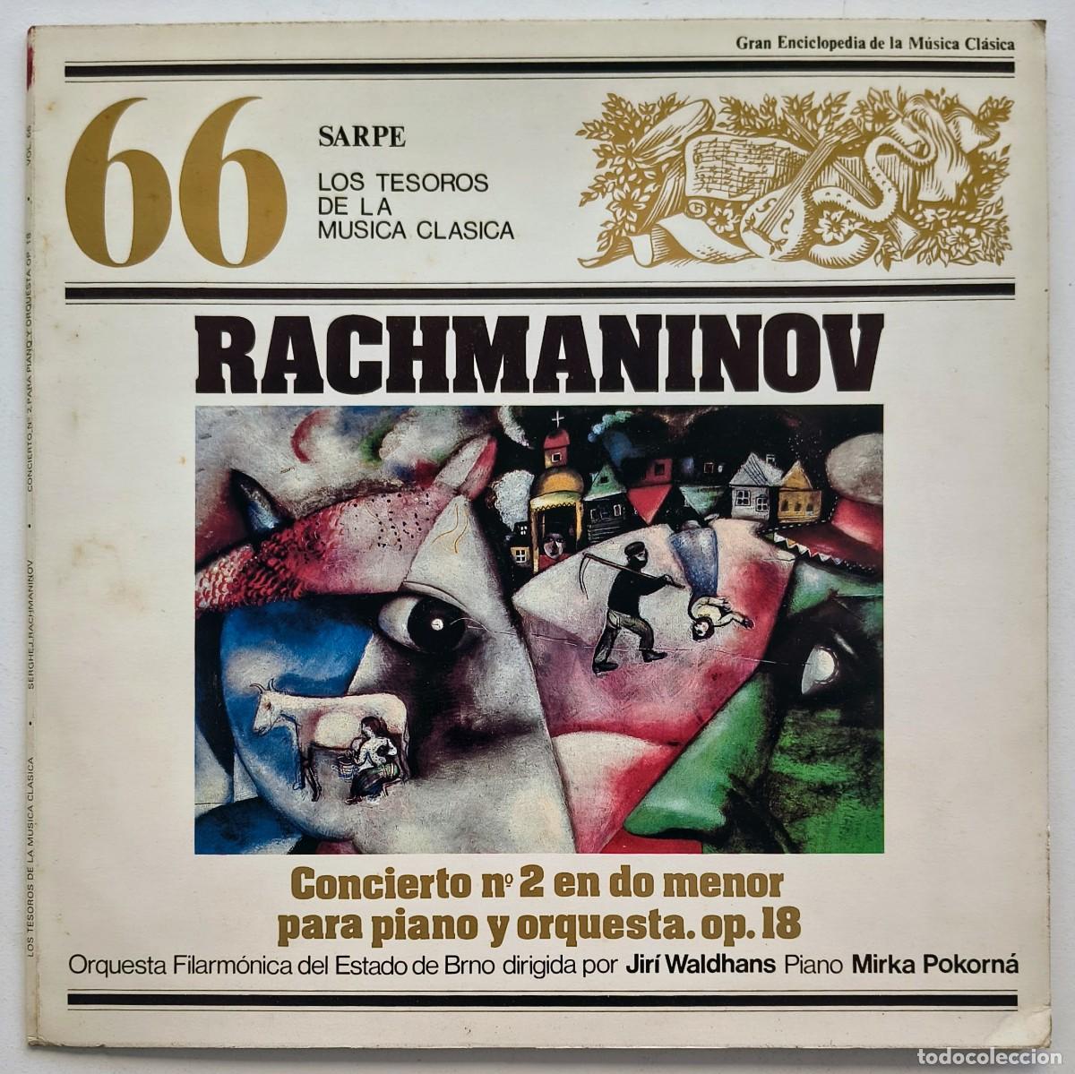 Discos de vinilo: Rachmaninov - Los Tesoros de la musica clasica - 66