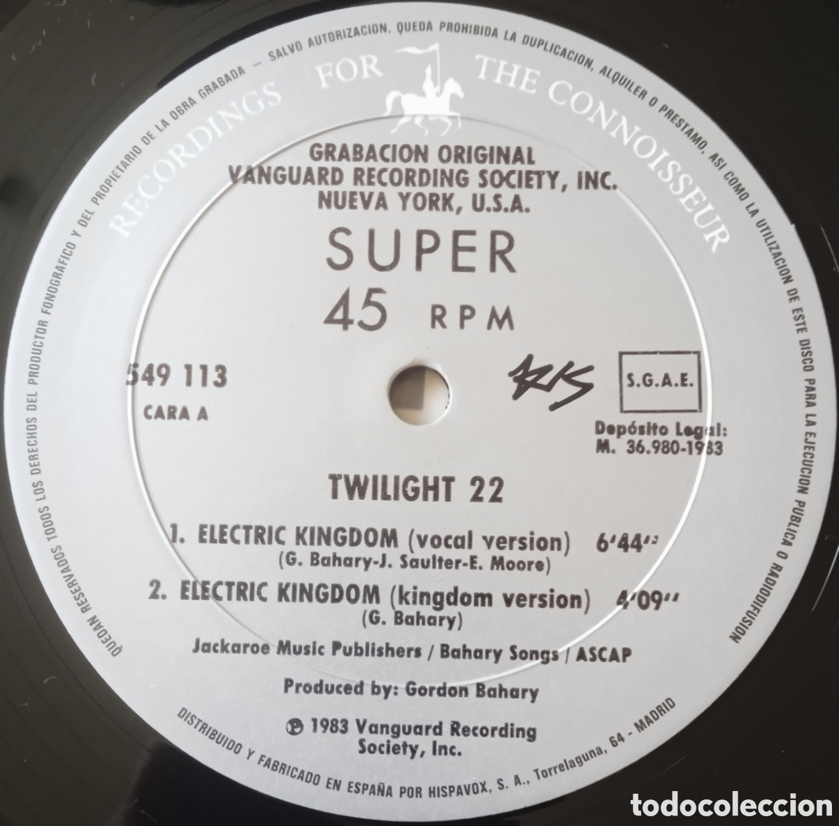 Discos de vinilo: Disco de vinilo Twilight 22 (Maxi-Single) - Foto 3