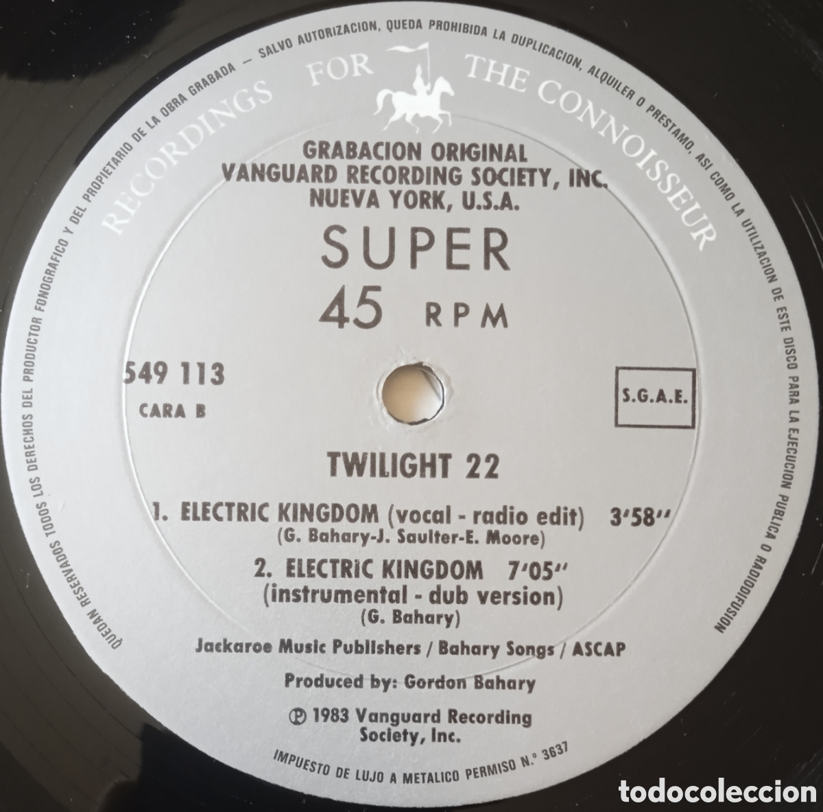 Discos de vinilo: Disco de vinilo Twilight 22 (Maxi-Single) - Foto 4