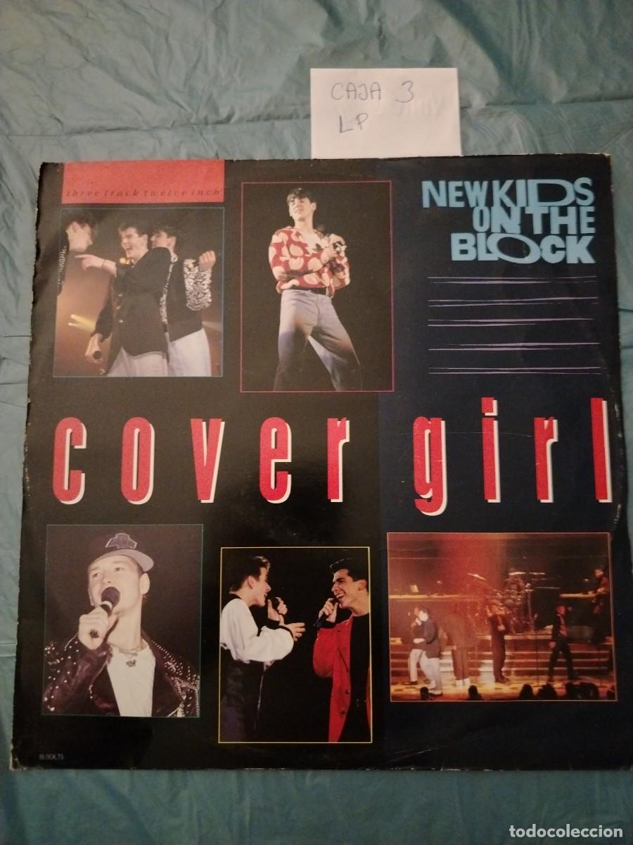 Discos de vinilo: Disco Vinilo LP new kids on the block, cover girl