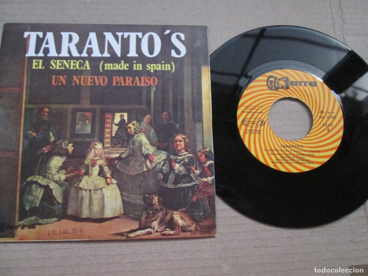 Discos de vinilo: TARANTO&acute;S - El S&eacute;neca / Un Nuevo Paraiso. Single, ed espa&ntilde;ola 7&rdquo; 1969. Magn&iacute;fico estado (VG+/NM)