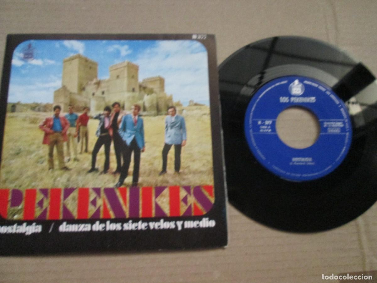 Discos de vinilo: LOS PEKENIKES - Nostalgia / Danza de los siete velos y medio. Single, ed espa&ntilde;ola 7&rdquo; 1968. VG+/NM