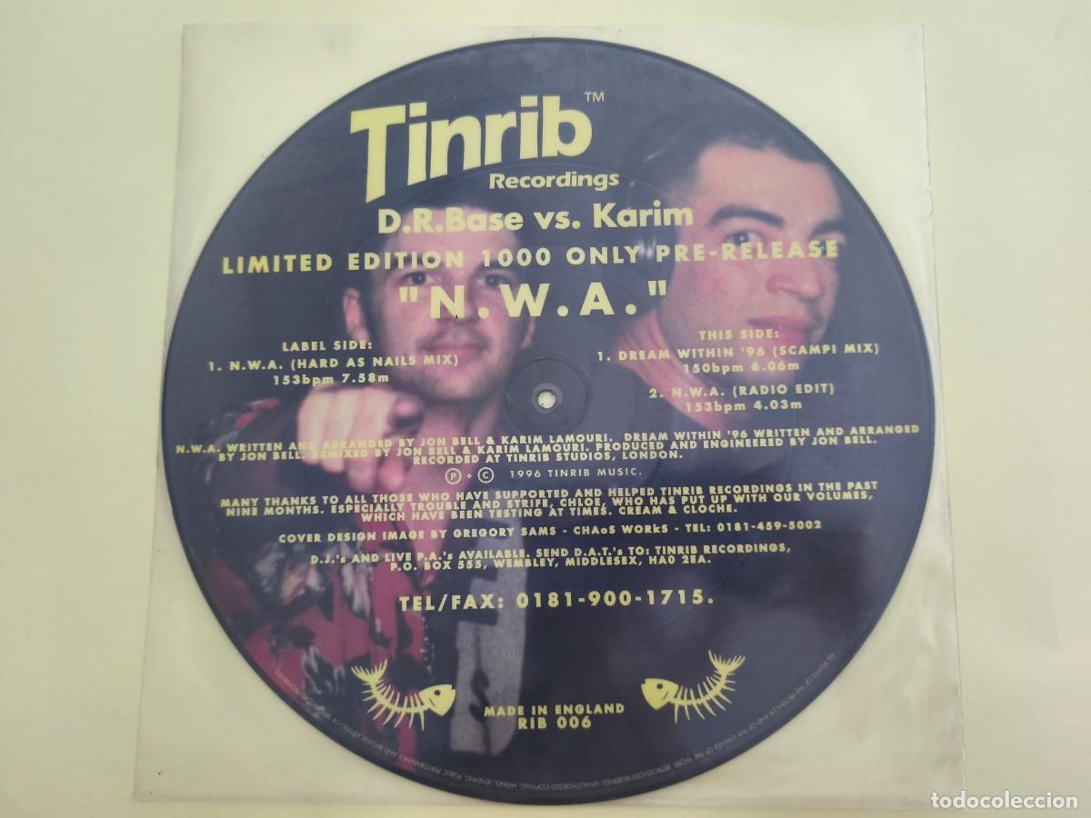 Discos de vinilo: D.R. Base vs. Karim - N.W.A. / Dream Within 96 - Foto 2