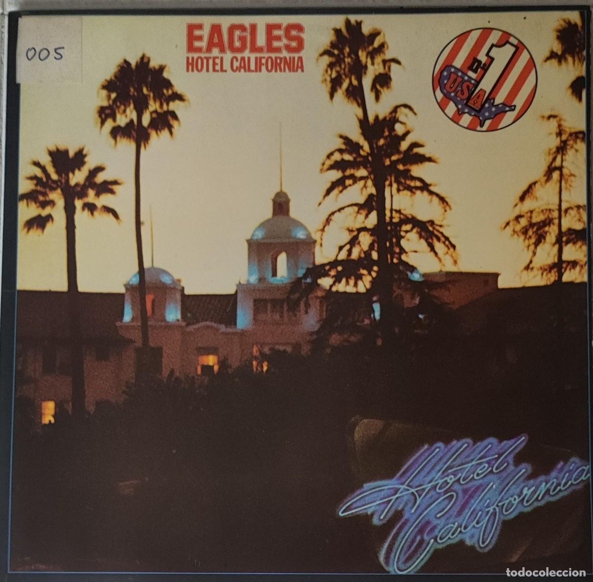 Discos de vinilo: Eagles &ndash; Hotel California (1976, Asylum Records &ndash; HYS 651‑20) SECCI&Oacute;N
