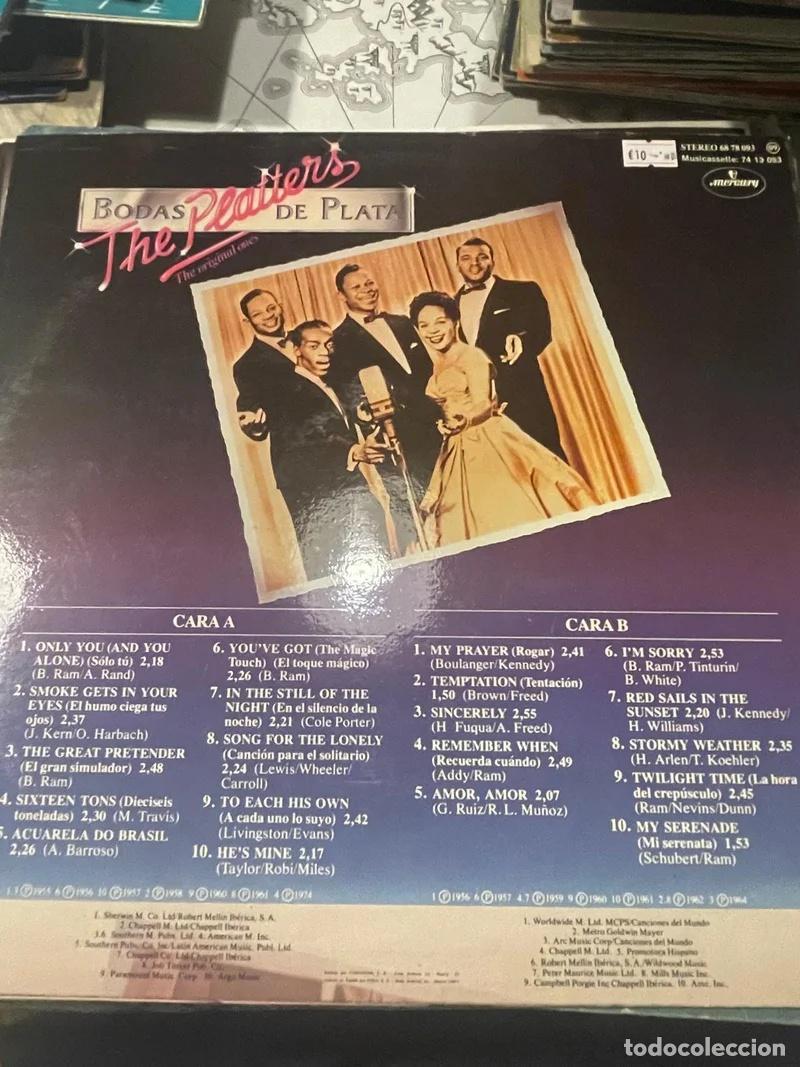 Discos de vinilo: Vinilo The Platters Bodas De Plata - Foto 2