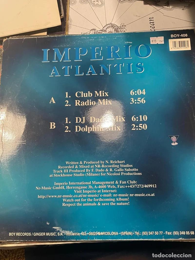 Discos de vinilo: Vinilo Imperio Atlantis Dance Electro - Foto 2