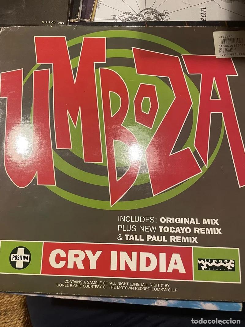 Discos de vinilo: Vinilo Umboza - Cry India
