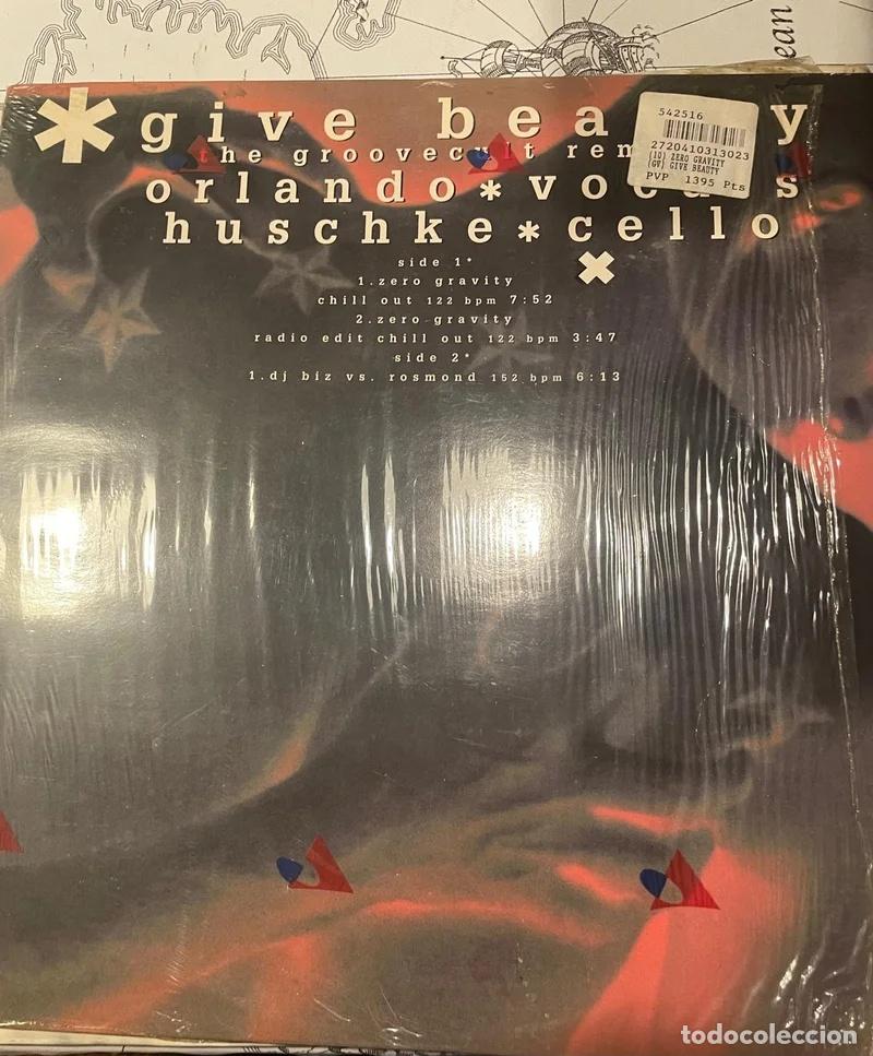 Discos de vinilo: Vinilo Give Beaty Orlando Huschke Cello
