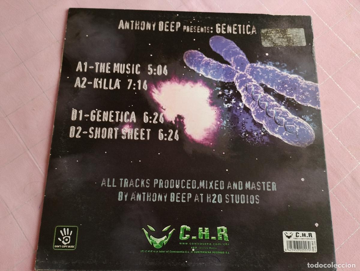 Discos de vinilo: Anthony Beep &ndash; Genetica,2005,Electronic,Hard House - Foto 4