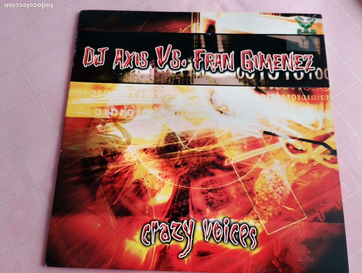 Discos de vinil: DJ Axis vs. Fran Gimenez &ndash; Crazy Voices,2006,Electronic,Hard House, Hardcore