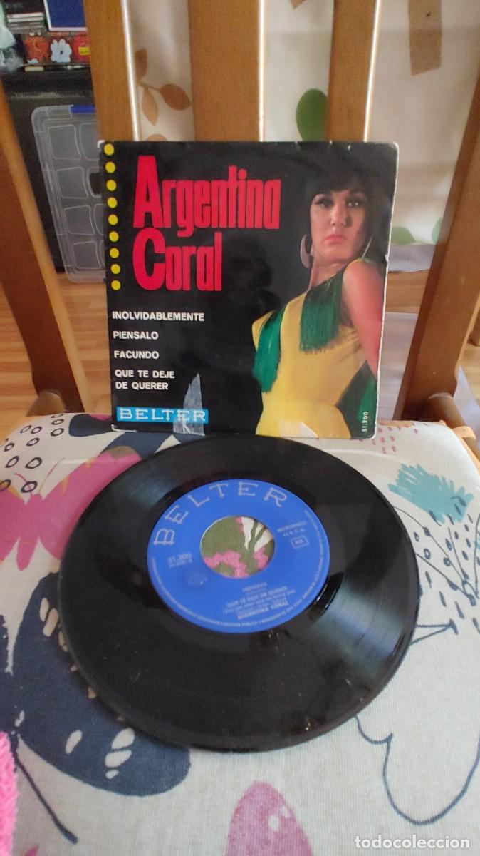 Discos de vinilo: ARGENTINA CORAL-EP INOLVIDABLEMENTE +3