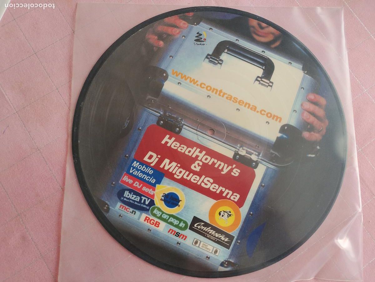 Discos de vinilo: Head Horny's & DJ Miguel Serna &ndash; Talk To Me, 2001, Electronic,Hard House,