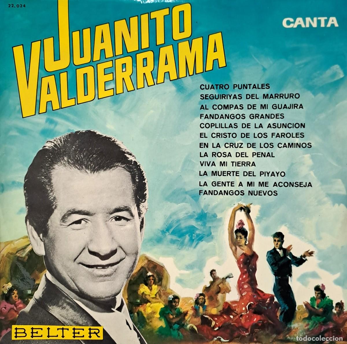 Discos de vinilo: LPs JUANITO VALDERRAMA. CUATRO PUNTALES, EL CRISTO DE LOS FAROLES..... LP-FLA-1227
