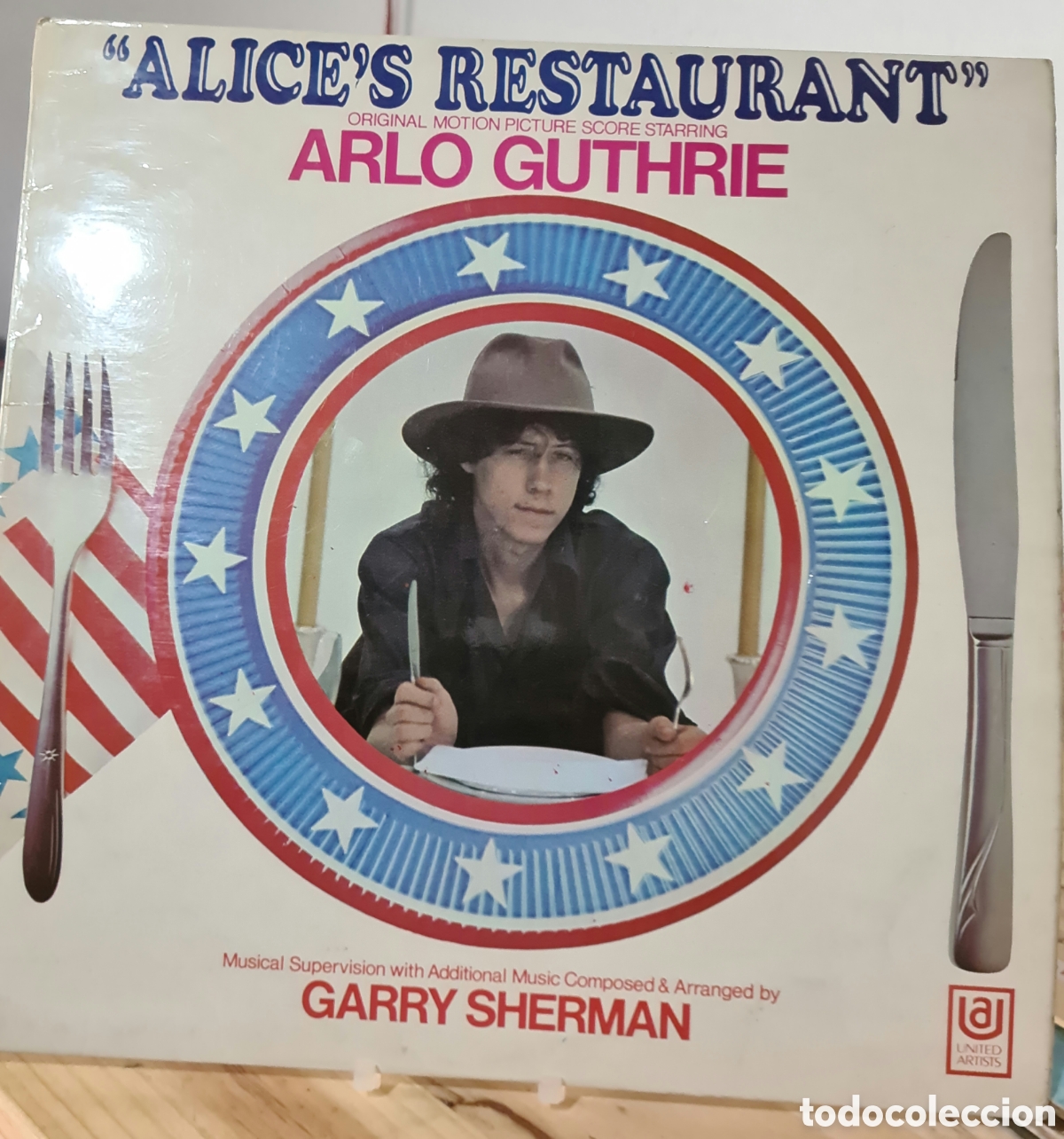 Discos de vinilo: ARLO GUTHRIE - ALICE'S RESTAURANT BSO