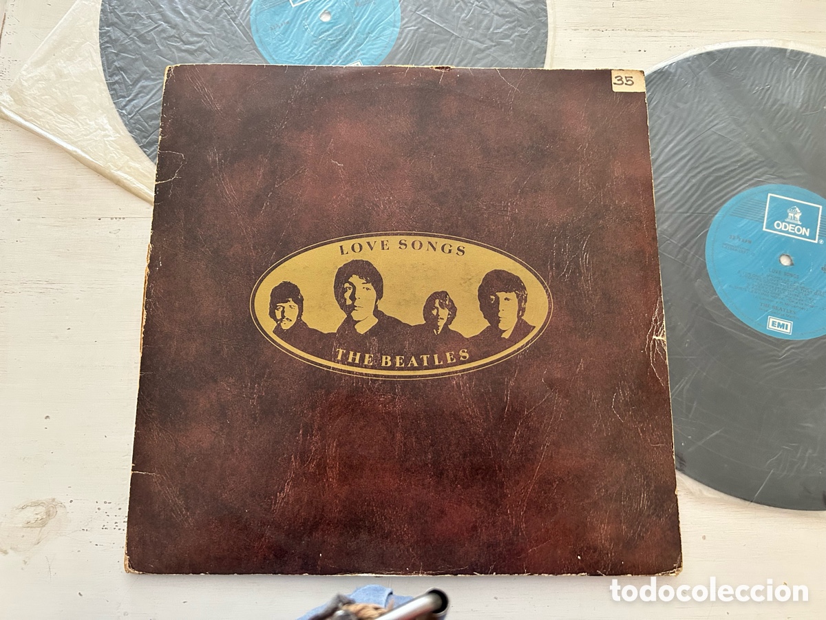 Discos de vinilo: THE BEATLES LP DOBLE LOVE SONGS