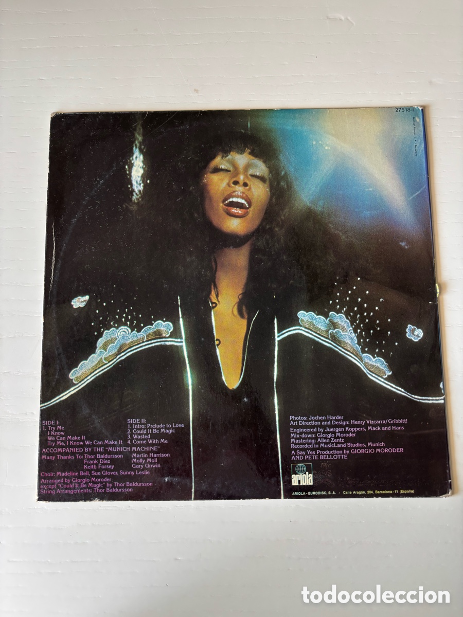 Discos de vinilo: DONNA SUMMER A LOVE TRILOGY - Foto 2