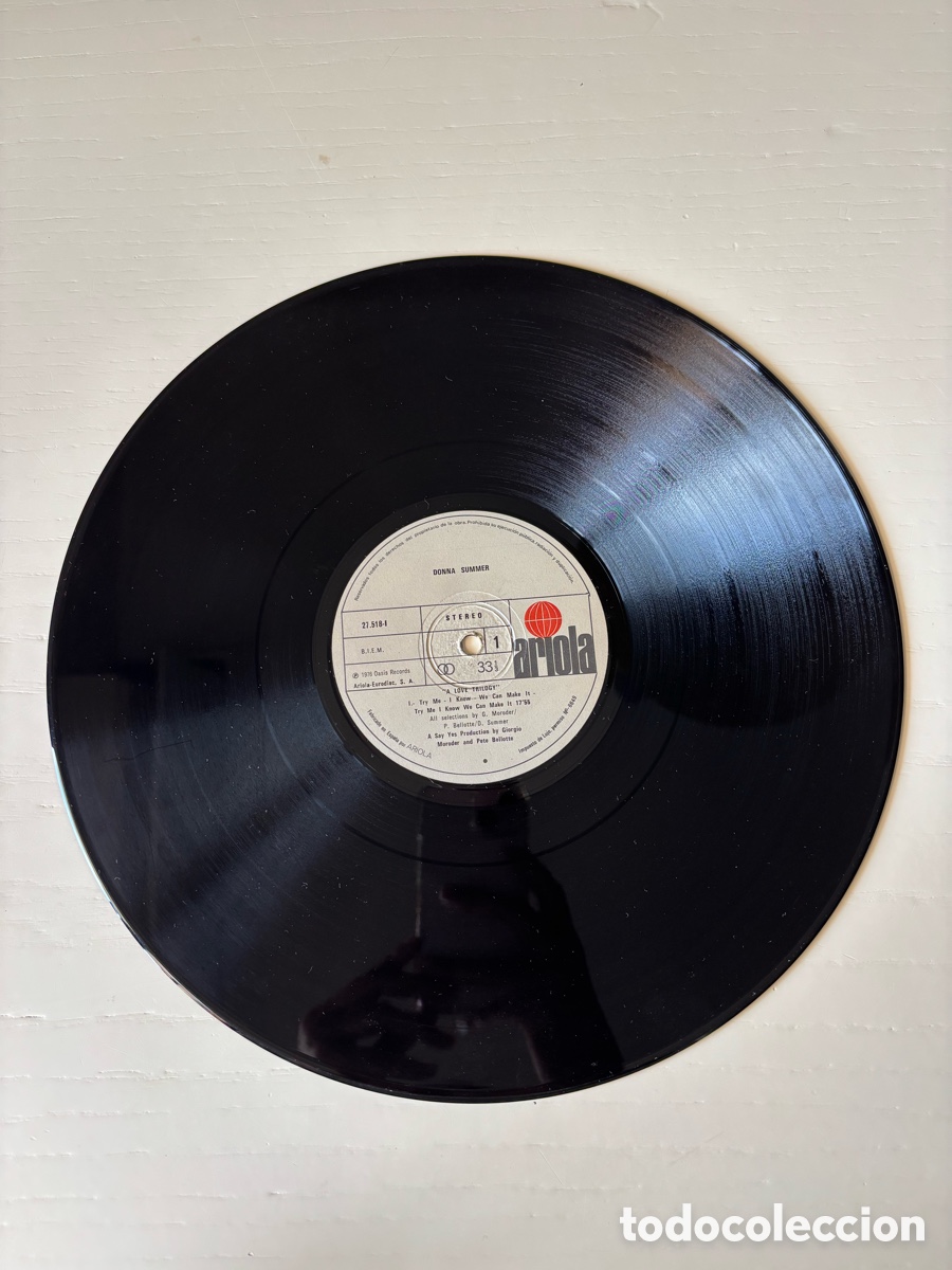 Discos de vinilo: DONNA SUMMER A LOVE TRILOGY - Foto 5