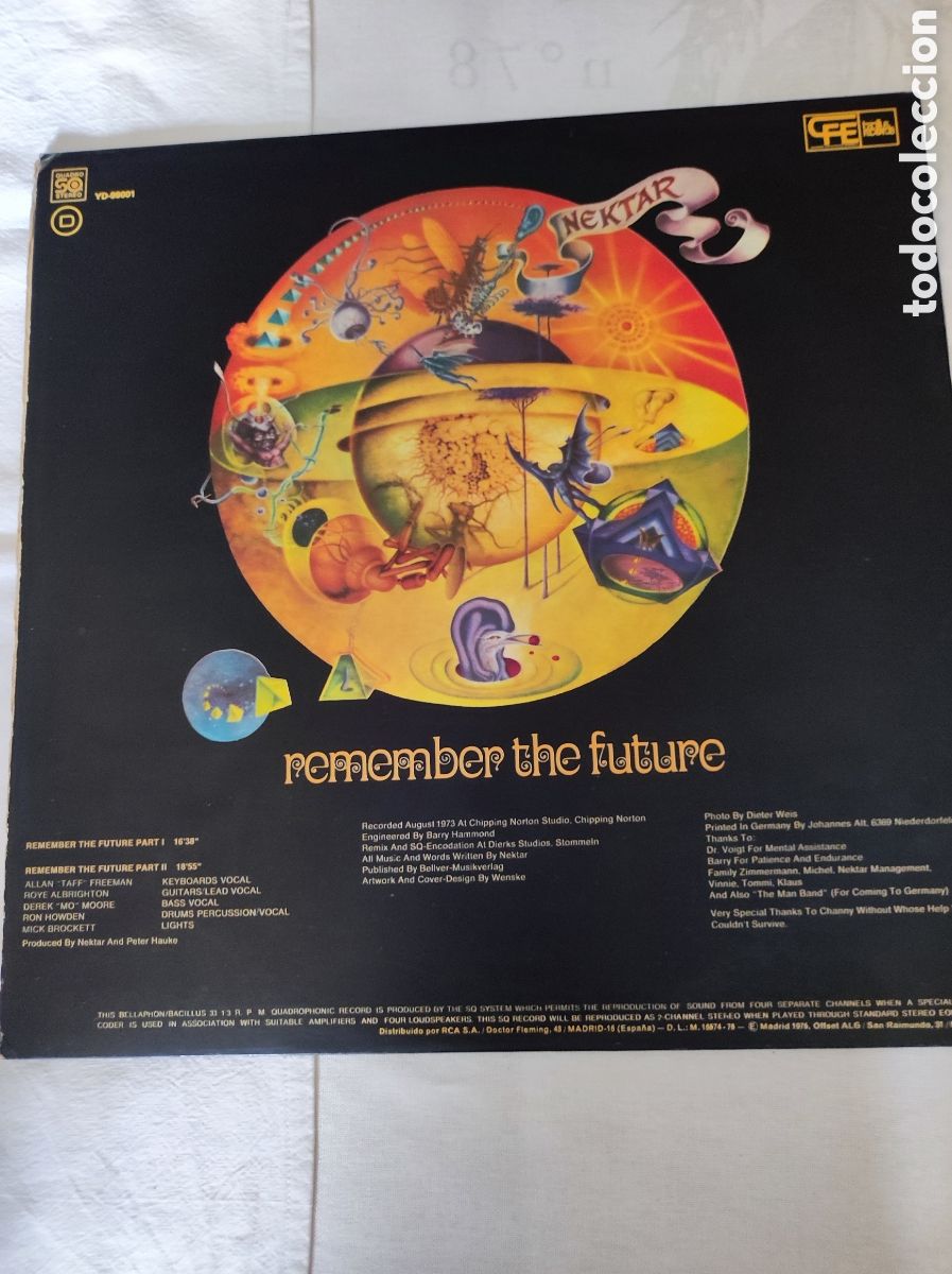 Discos de vinilo: NEKTAR - REMEMBER THE FUTURE - Foto 2