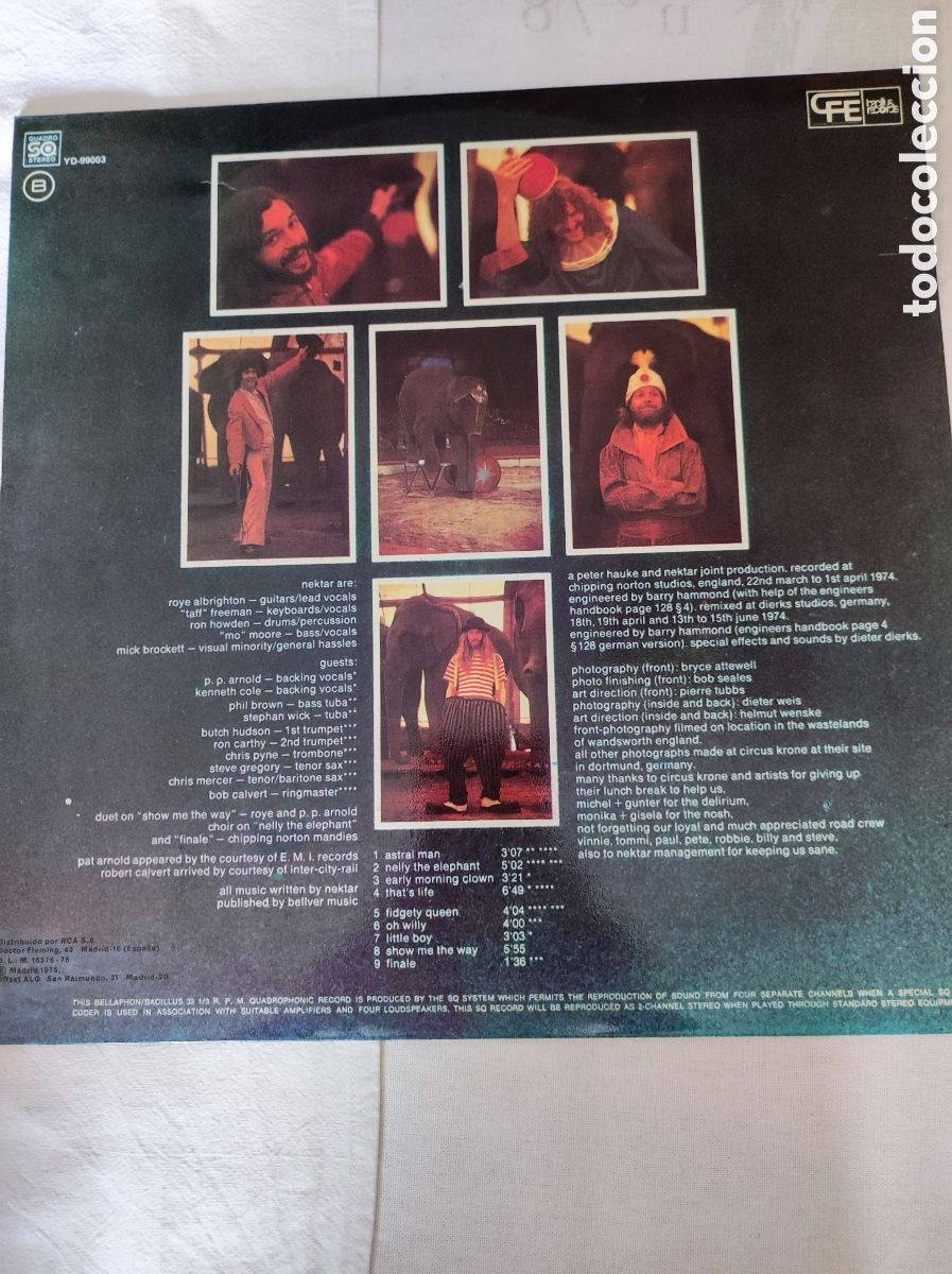 Discos de vinilo: NEKTAR - DOWN TO EARTH - Foto 2
