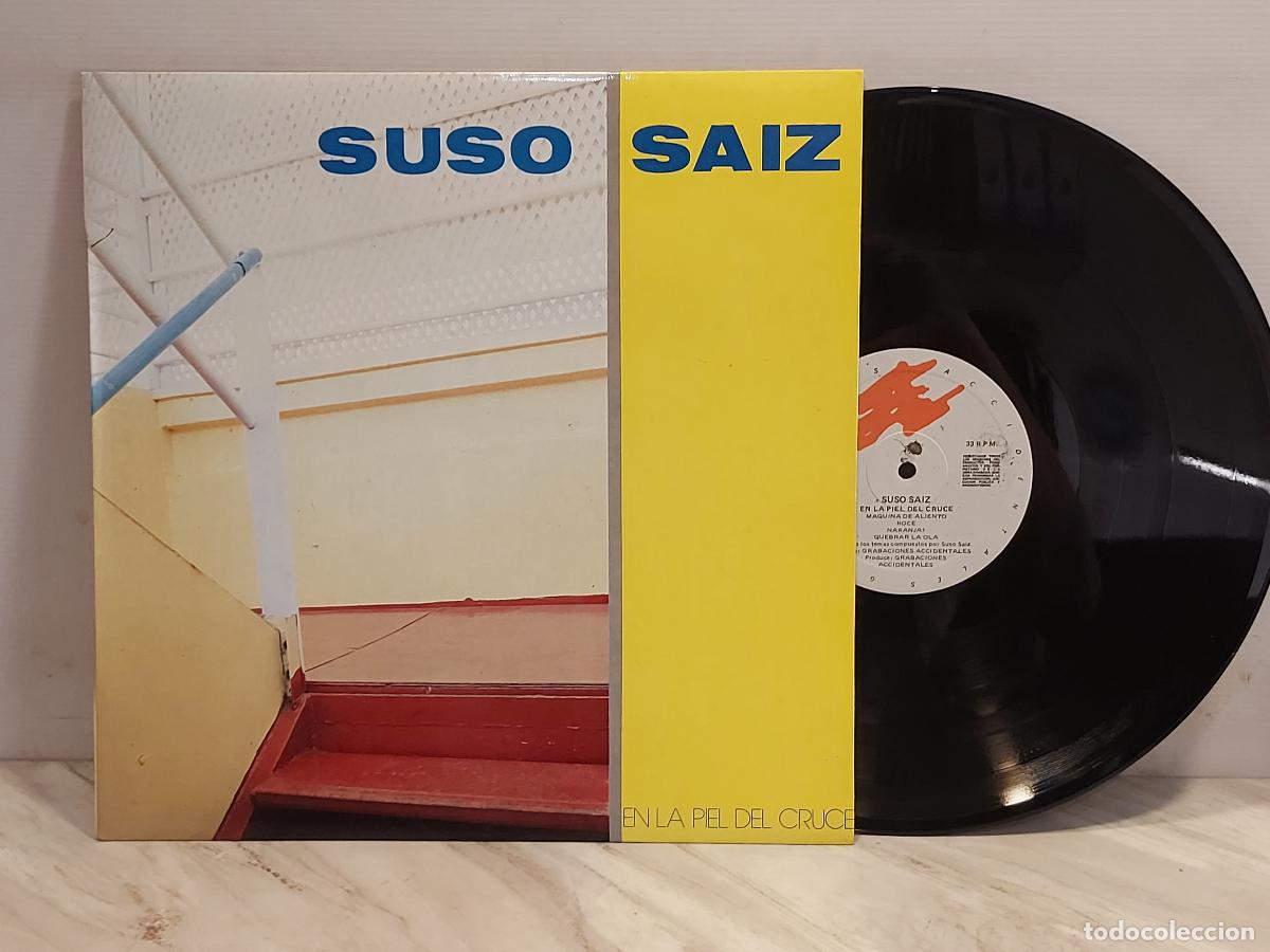 Discos de vinilo: SUSO SAIZ | EN LA PIEL DEL CRUCE | GA-088 ESPA&Ntilde;A 1986 | AMBIENT EXPERIMENTAL | LUJO ****