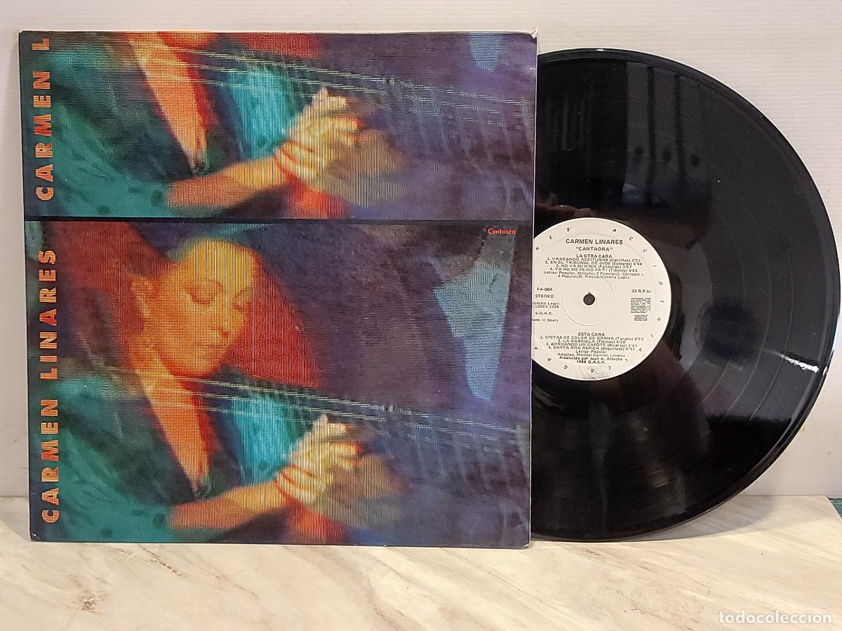 Discos de vinilo: CARMEN LINARES | CANTAORA | LP FLAMENCOS ACCIDENTALES FA-004 | ESPA&Ntilde;A 1988 | MBC ***