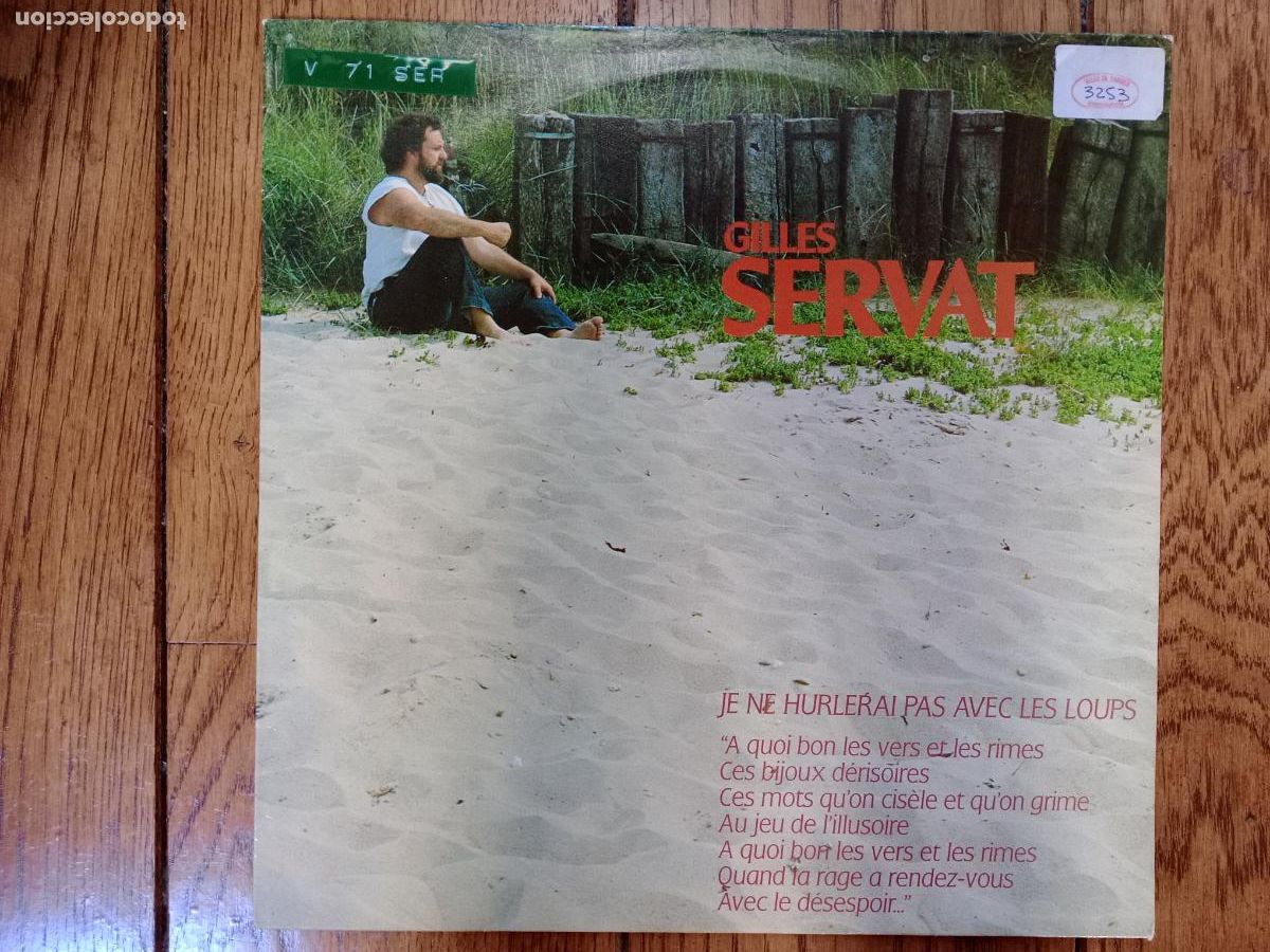 Discos de vinilo: Gilles Servat - je me hurlerai pas avec les loups